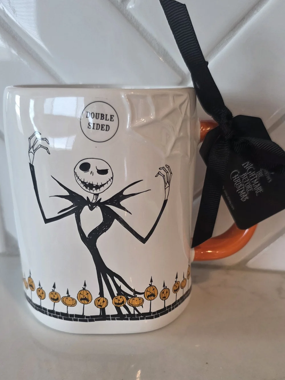 Rae Dunn The Nightmare Before Christmas Jack Skellington Ceramic Mug